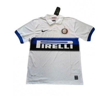 Inter Milan 09/10 Away White Soccer Jersey